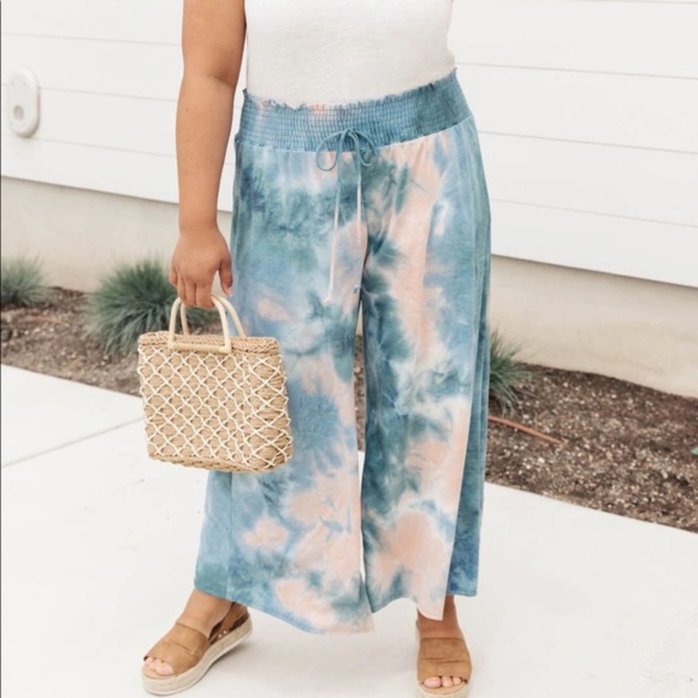 BEACHY CLEAN WIDE LEG TROUSERS - Picture 2 of 12